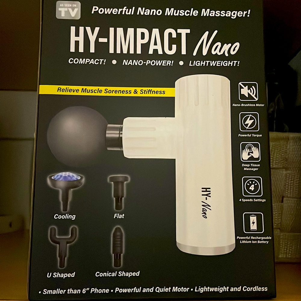New! Hy-impact massager